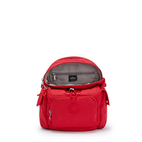 Kipling City Pack Mini Rygsække Rød | DK 1487LI